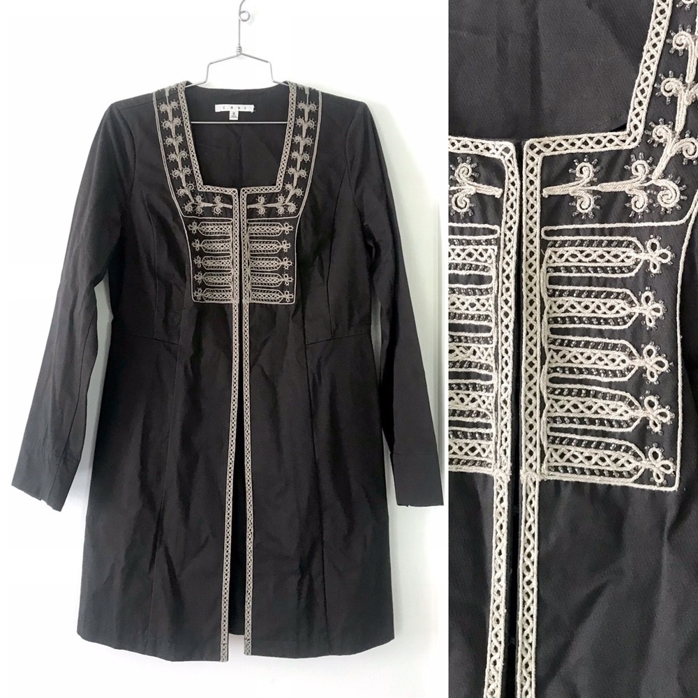 CAbi Turkish delights embroidered military jacket coat